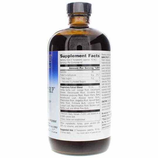 Dr Tierras Wild Cherry Bark Syrup, PLH
